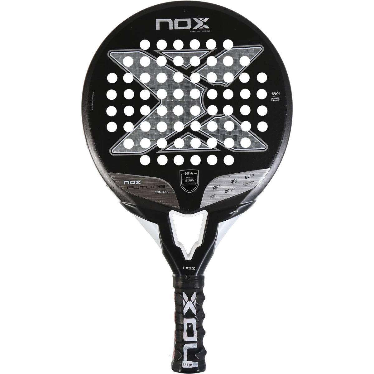 RAQUETTE DE PADEL NOX FUTURE CONTROL 12K ALUM