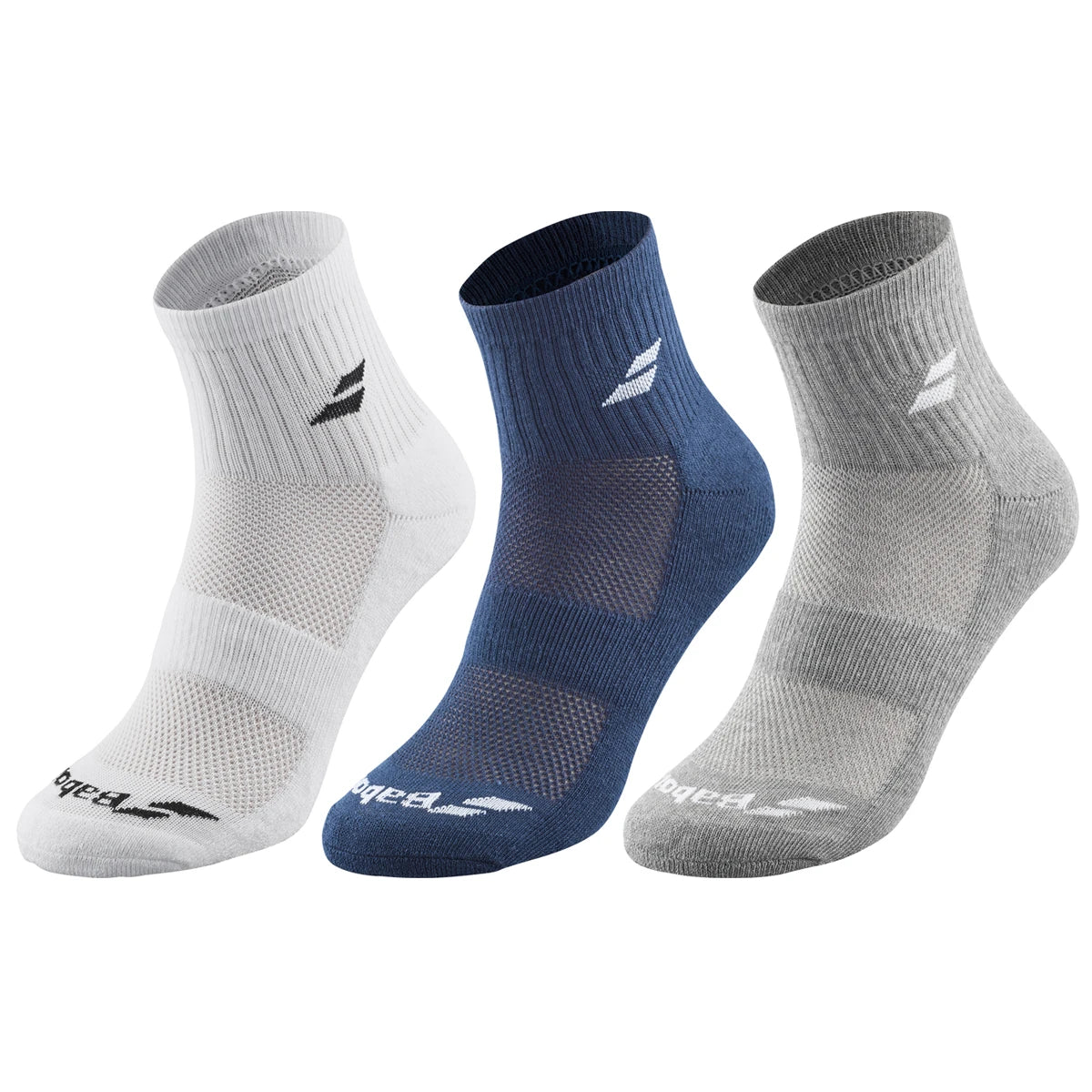 3 PAIRES DE CHAUSSETTES BABOLAT QUARTER (ANKLE)