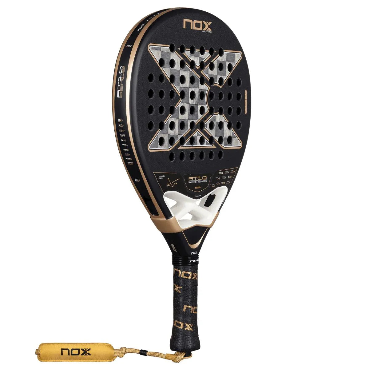 RAQUETTE DE PADEL NOX AT10 GENIUS 18K ALUM BY AGUSTIN TAPIA 2026
