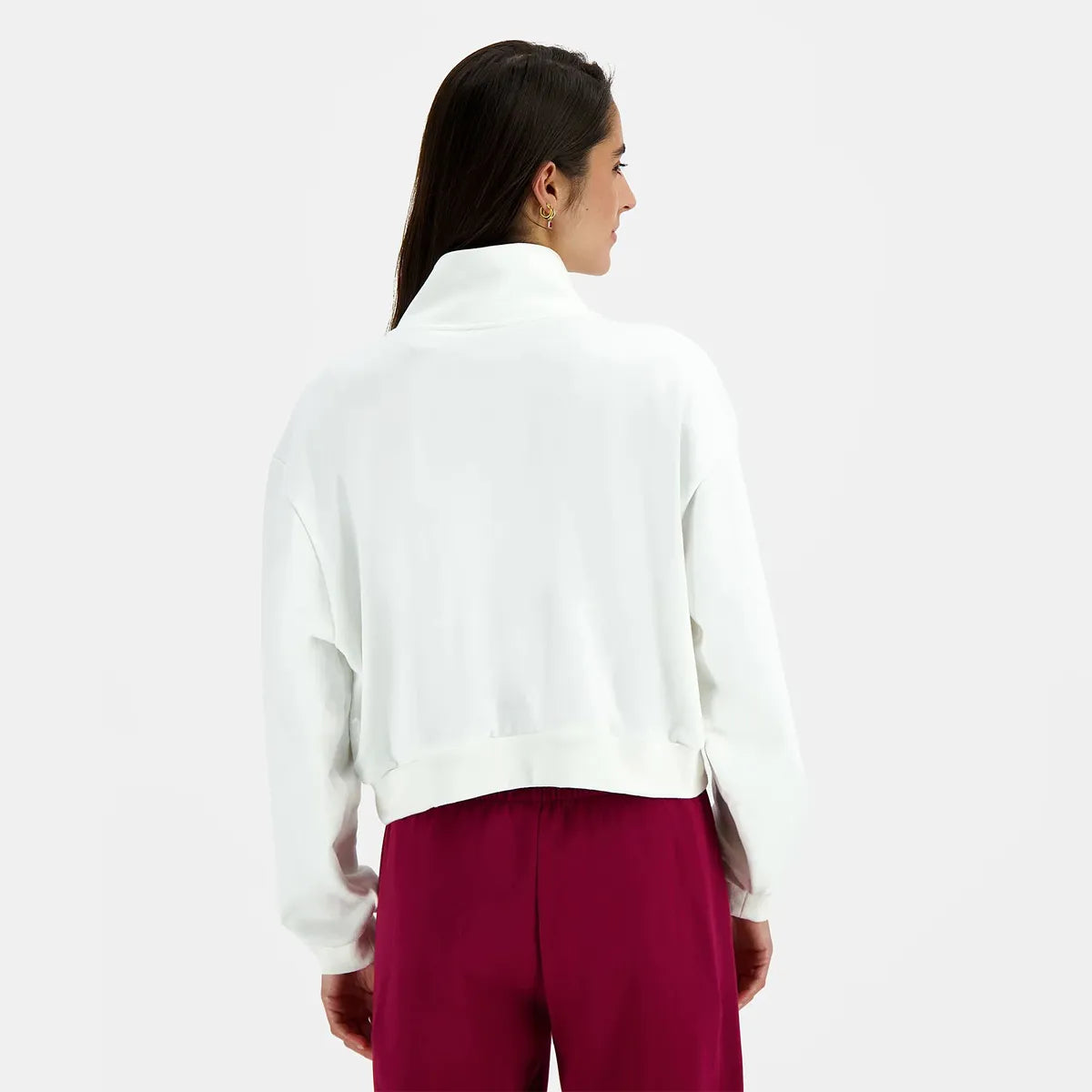 SWEAT LE COQ SPORTIF FEMME HERITAGE 1/2 ZIP
