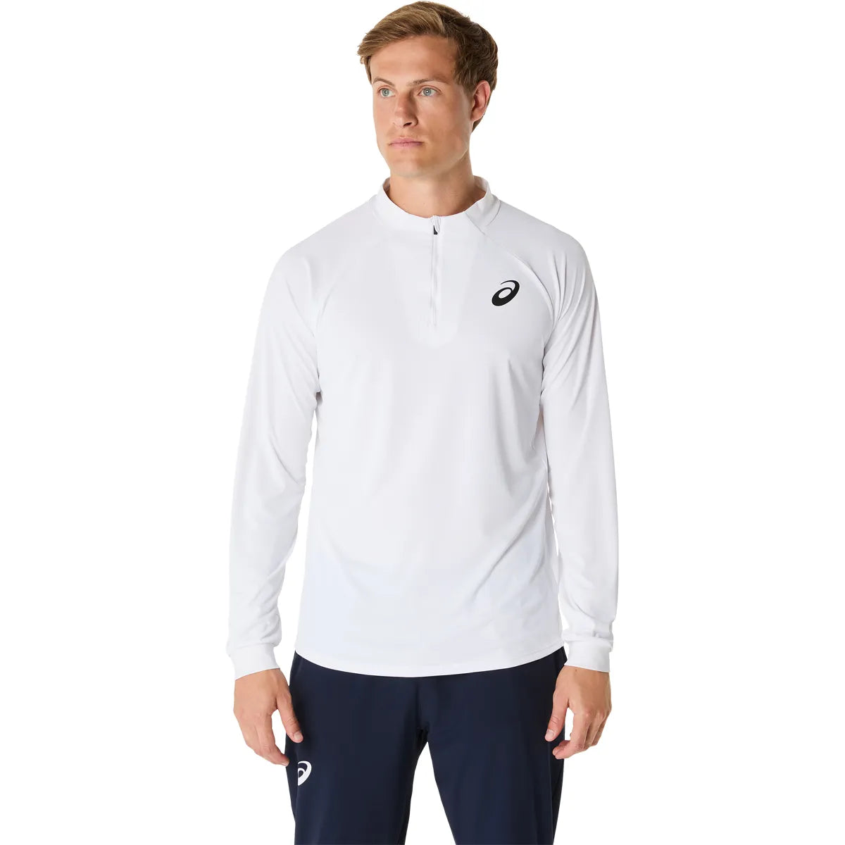 T-SHIRT ASICS COURT MANCHES LONGUES 1/4 ZIP