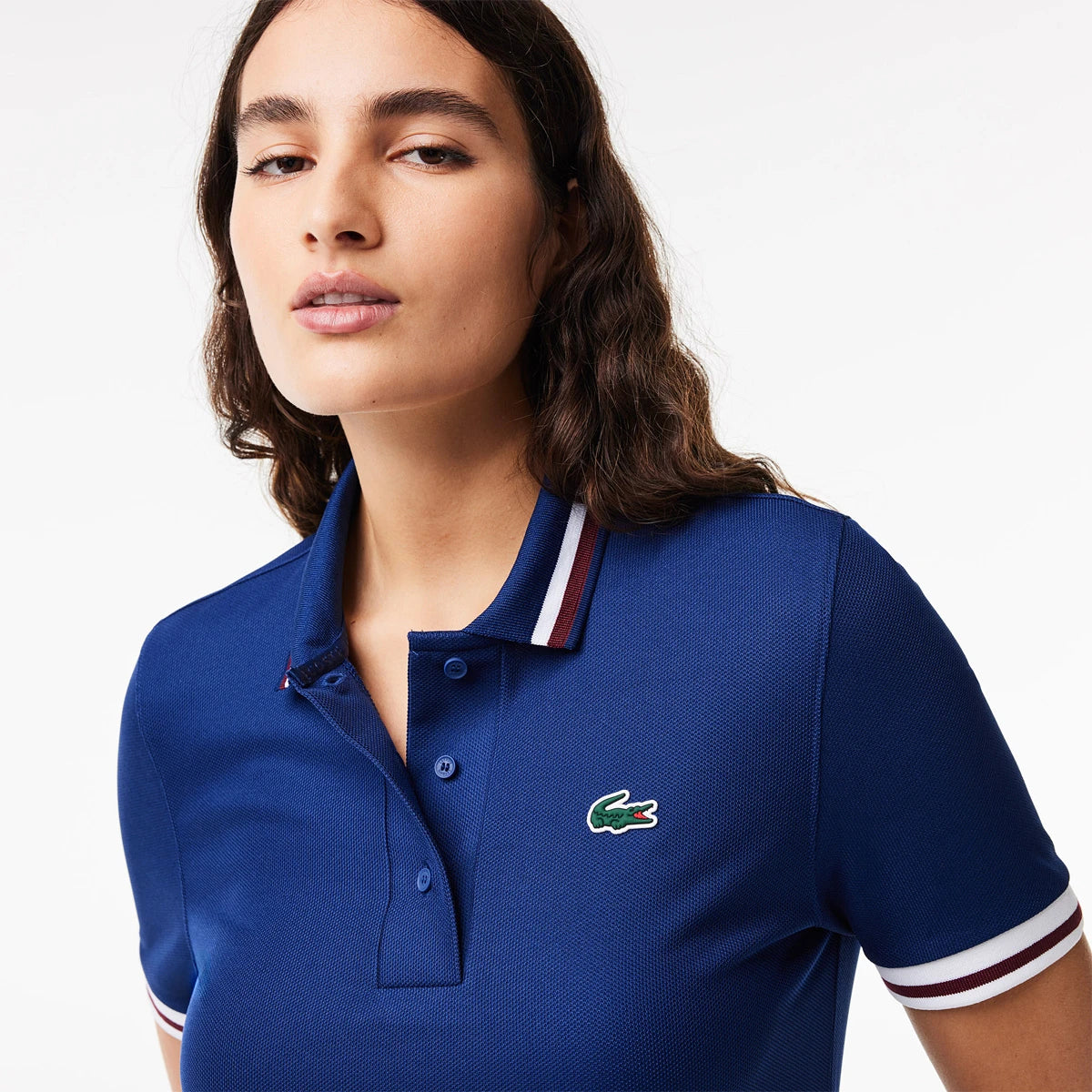 POLO LACOSTE FEMME HERITAGE CLUB