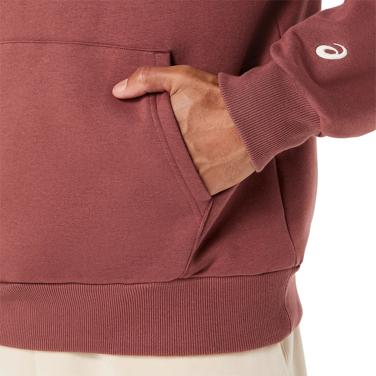 SWEAT ASICS A CAPUCHE FLEECE