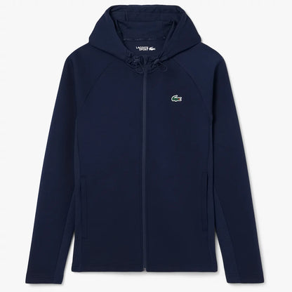 SWEAT LACOSTE CORE PERRFORMANCE A CAPUCHE FZ MESH