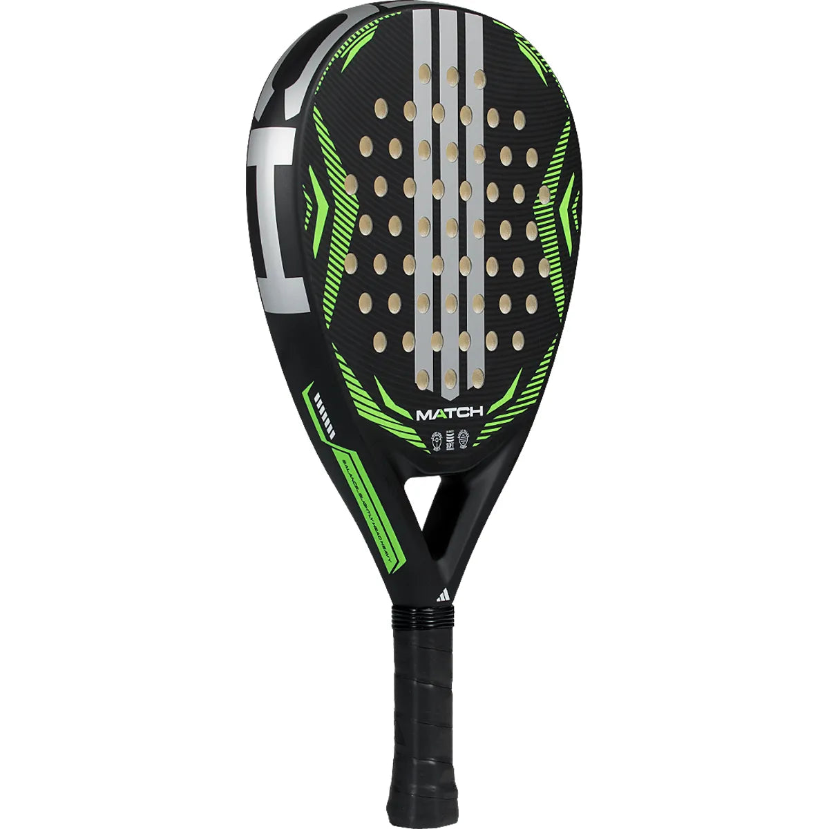 RAQUETTE DE PADEL ADIDAS MATCH BLACK/GREEN 2026