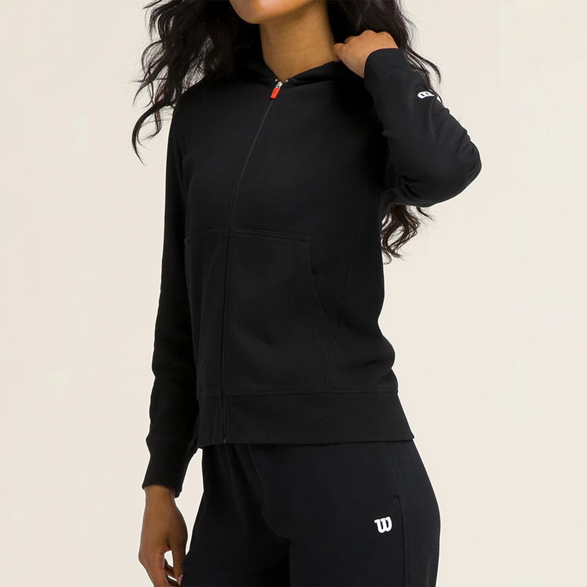 SWEAT A CAPUCHE WILSON FEMME TEAM ZIP