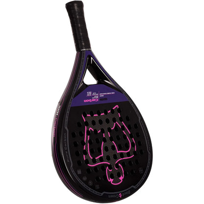 RAQUETTE DE PADEL BLACK CROWN WIN CARBON