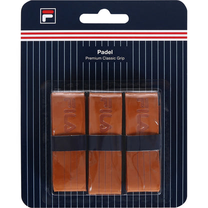 TUBE DE 3 BALLES PADEL FILA + PAQUET DE 3 SURGRIPS  FILA