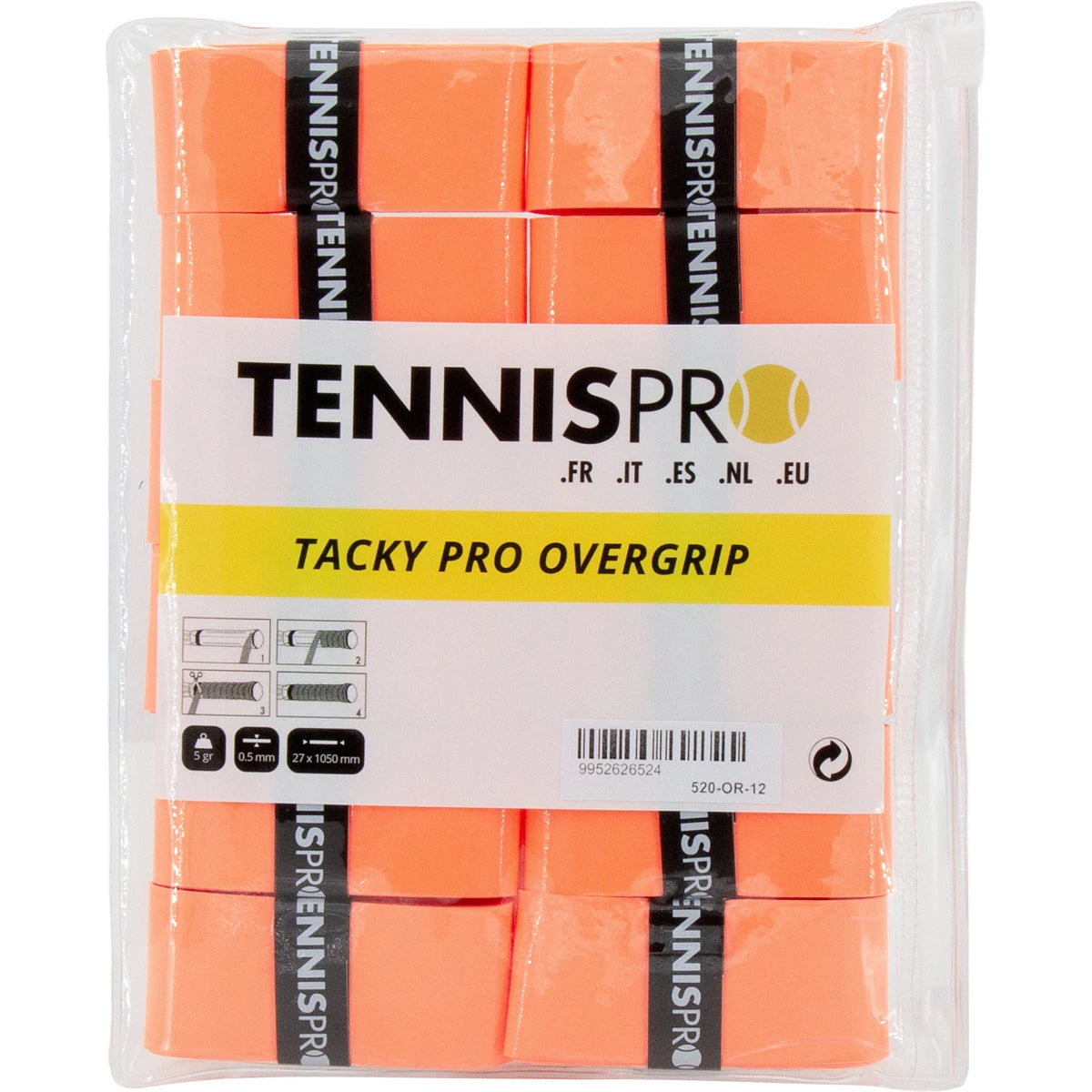 12 SURGRIPS TENNISPRO TACKY PRO 2.0