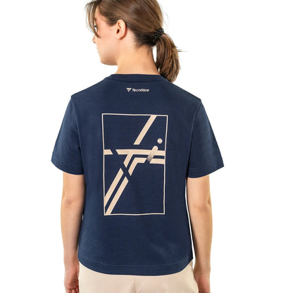 T-SHIRT TECNIFIBRE FEMME GRAPHIC MARINE 2025