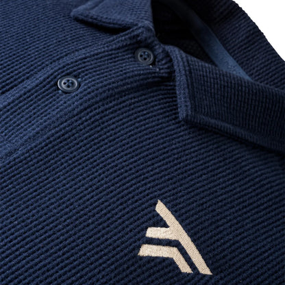 POLO TECNIFIBRE WAFFLE MARINE 2025