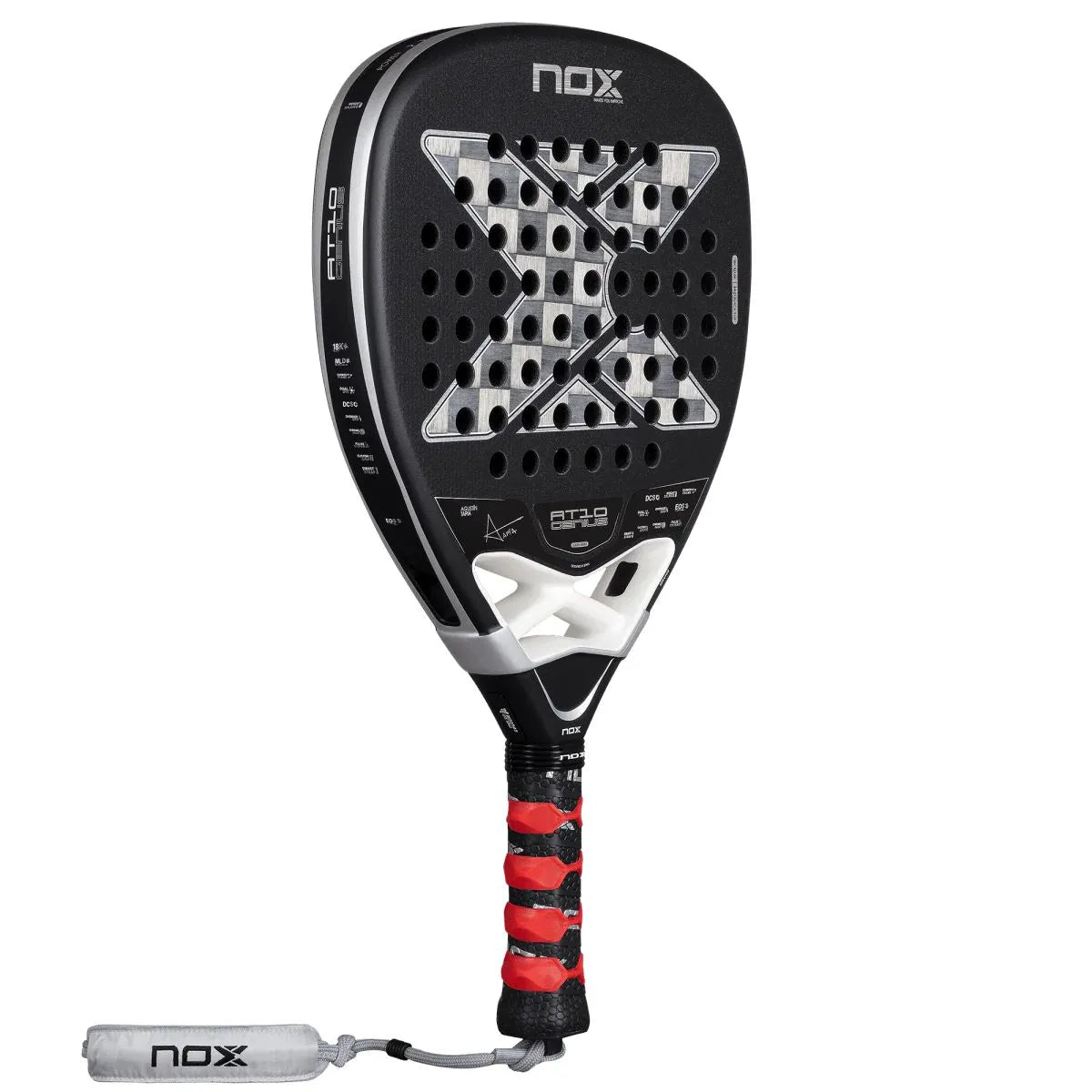 RAQUETTE DE PADEL NOX AT10 GENIUS ATTACK 18K ALUM BY AGUSTIN TAPIA 2026