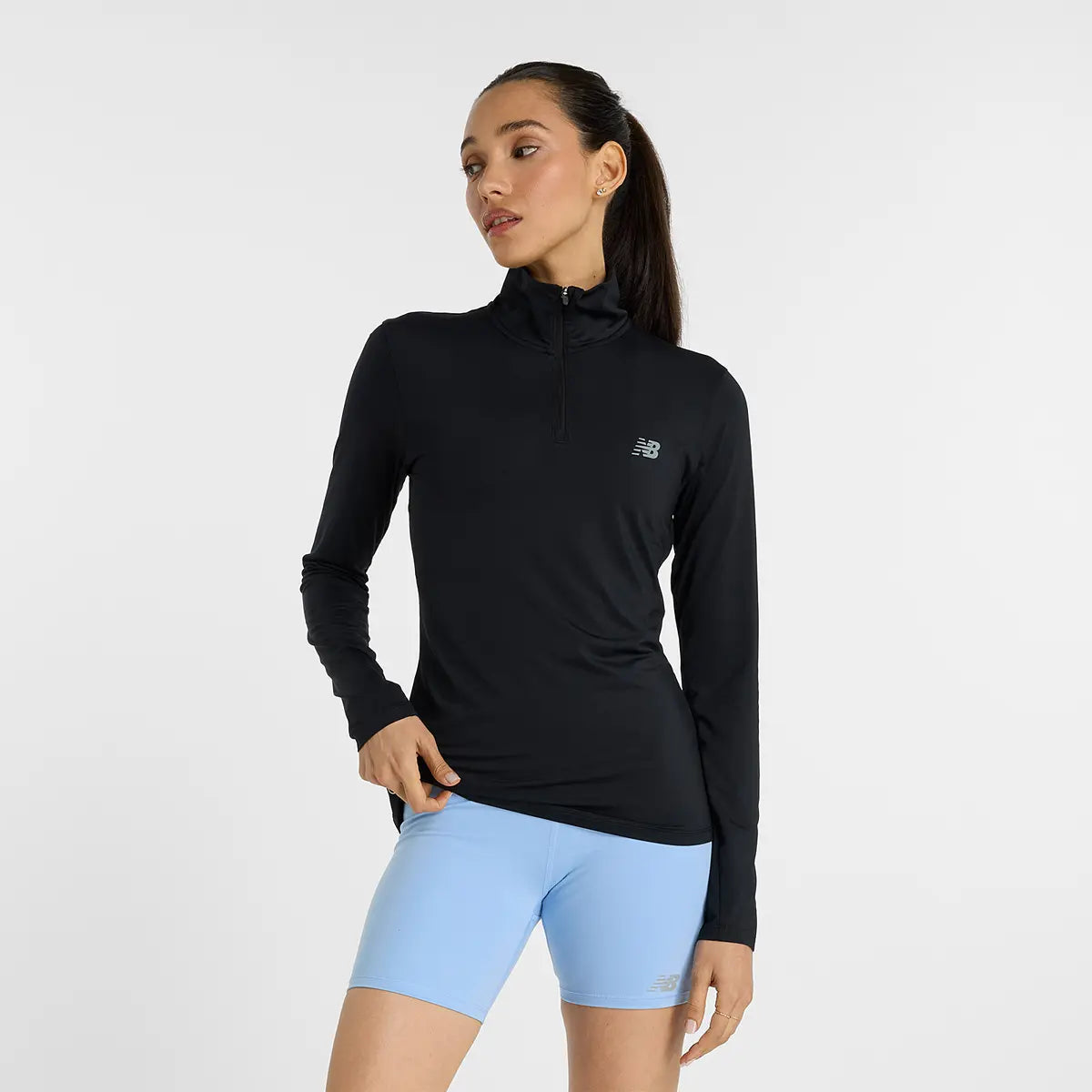T-SHIRT NEW BALANCE FEMME SPORT SPORT QUARTER ZIP