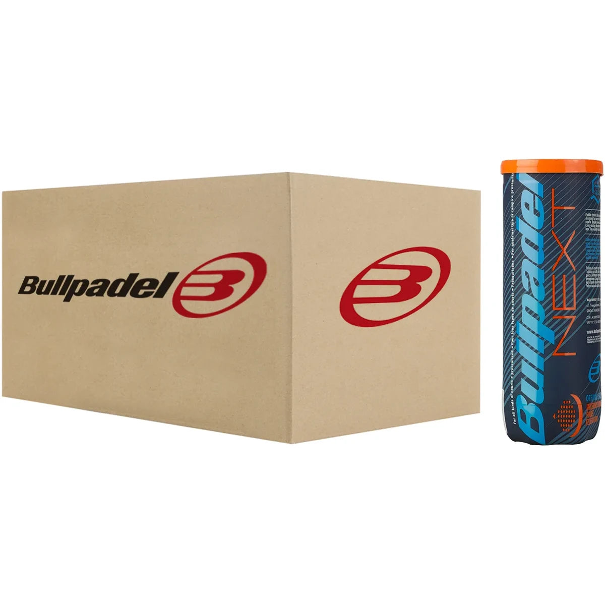 CARTON DE 24 TUBES DE 3 BALLES BULLPADEL FIP NEXT