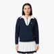 SWEAT LACOSTE FEMME HERITAGE 1/2 ZIP