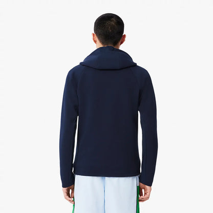SWEAT LACOSTE CORE PERRFORMANCE A CAPUCHE FZ MESH