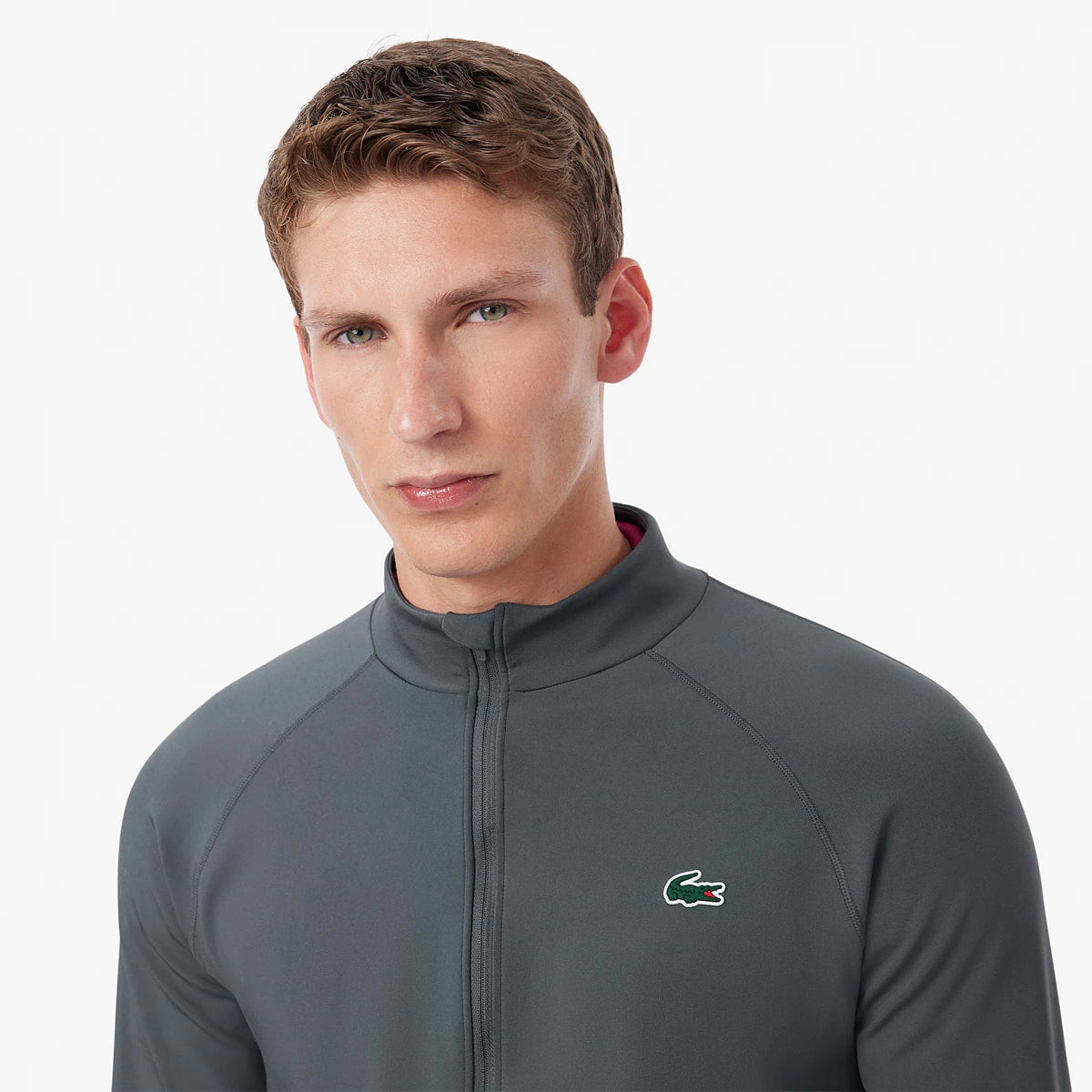 SWEAT LACOSTE ESSENTIALS MANCHES LONGUES FULL ZIP