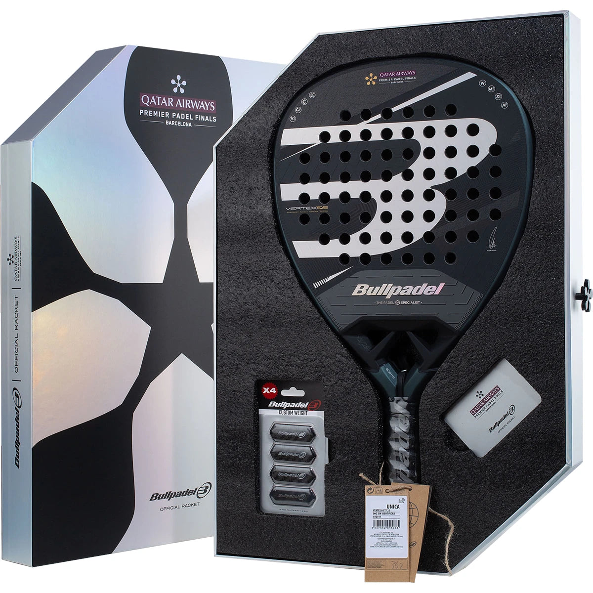 RAQUETTE PADEL BULLPADEL VERTEX 05 TOUR FINALS 25