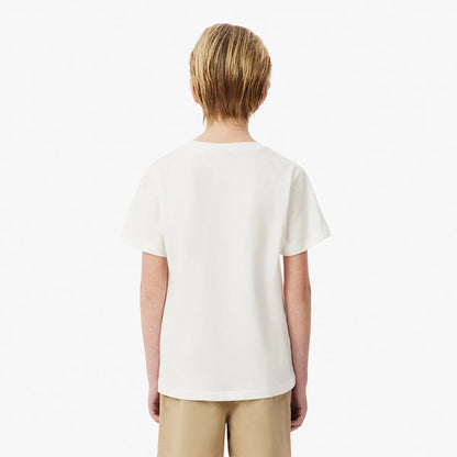 T-SHIRT LACOSTE JUNIOR BALLES