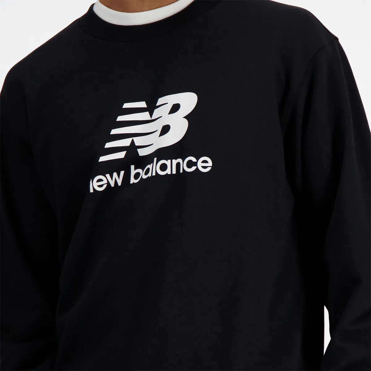 SWEAT NEW BALANCE ESSENTIALS FRENCH TERRY LOGO CREW