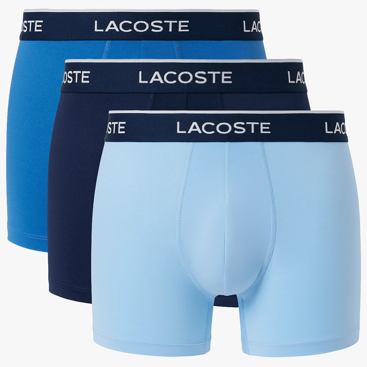 PACK DE 3 BOXERS LACOSTE POLYESTER