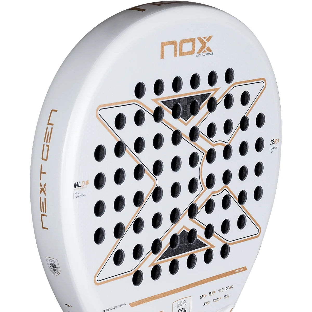 RAQUETTE DE PADEL NOX NEXTGEN PRO HYBRID 12K NFA SERIES