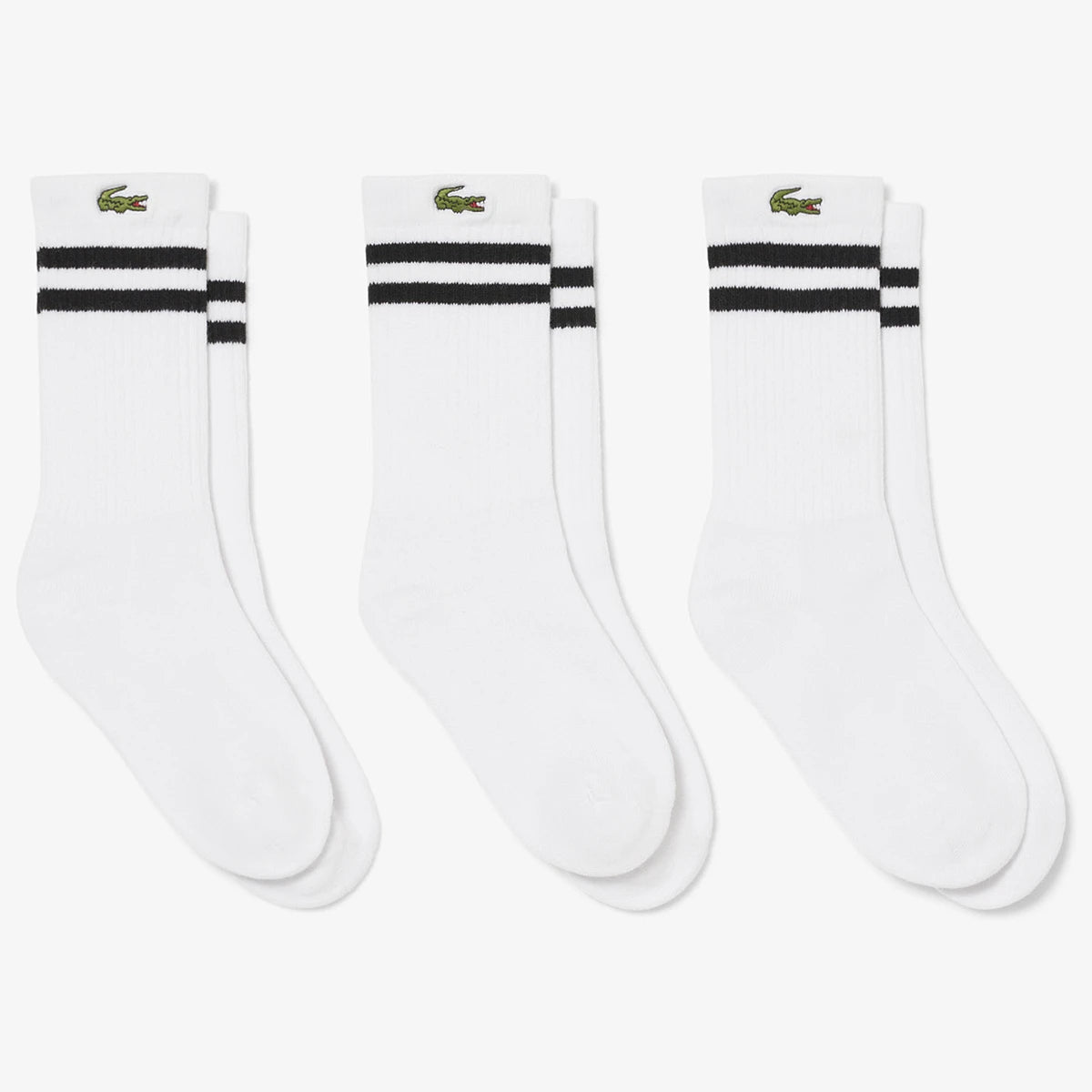 3 PAIRES DE CHAUSSETTES LACOSTE JUNIOR CORE PERFORMANCE