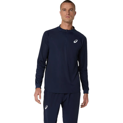 T-SHIRT ASICS COURT MANCHES LONGUES 1/4 ZIP