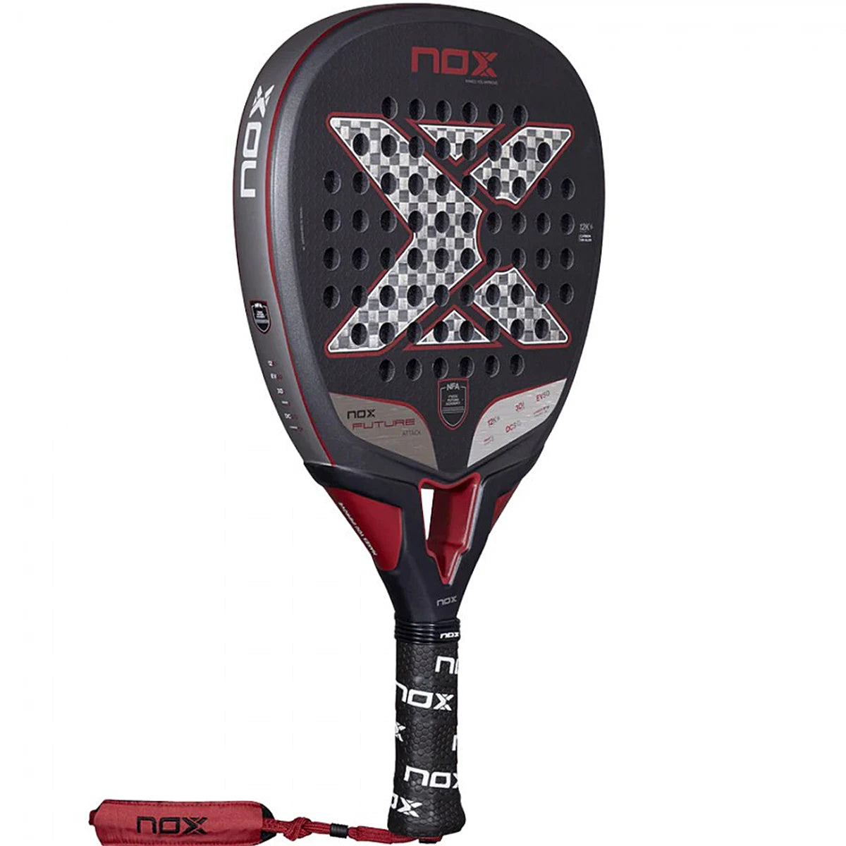 RAQUETTE DE PADEL NOX FUTURE ATTACK 12K ALUM