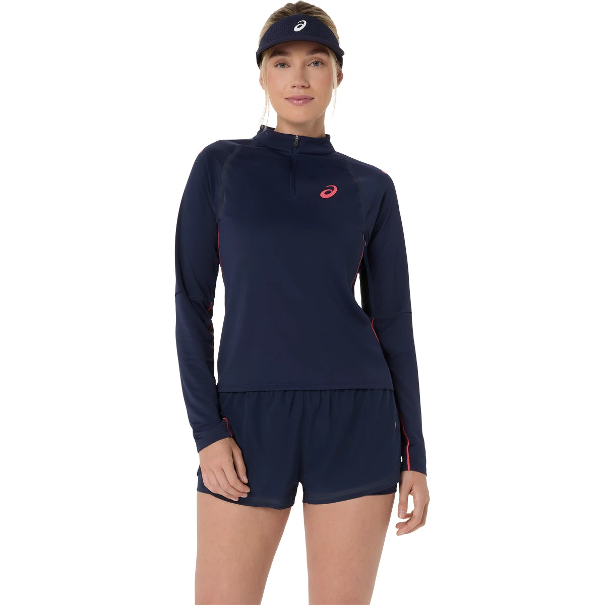 T-SHIRT ASICS FEMME 1/2 ZIP