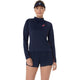 T-SHIRT ASICS FEMME 1/2 ZIP