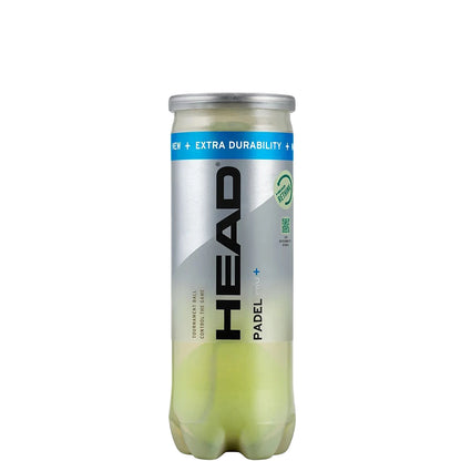 TUBE DE 3 BALLES HEAD PADEL PRO +