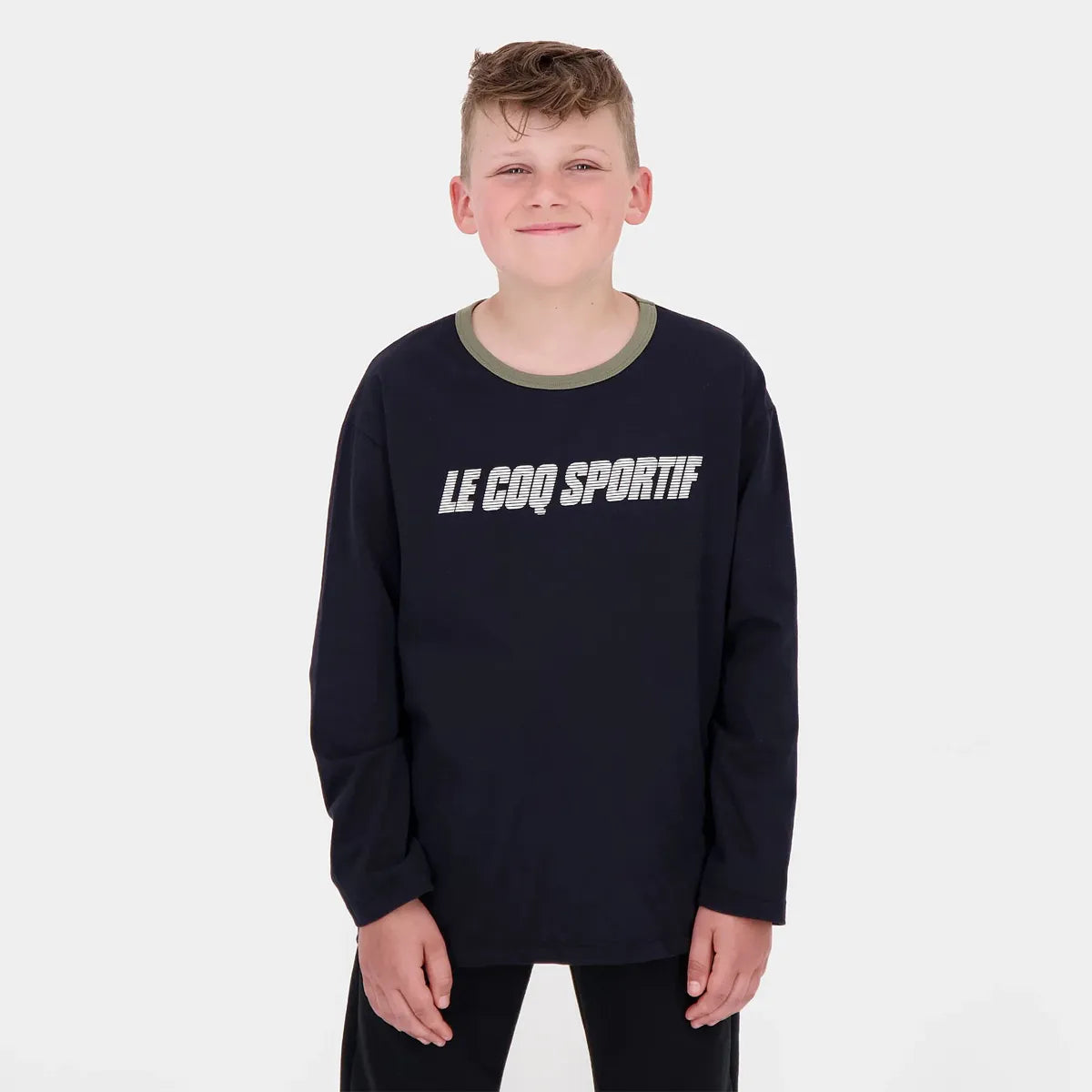 T-SHIRT LE COQ SPORTIF JUNIOR MANCHES LONGUES GRAPHIQUE