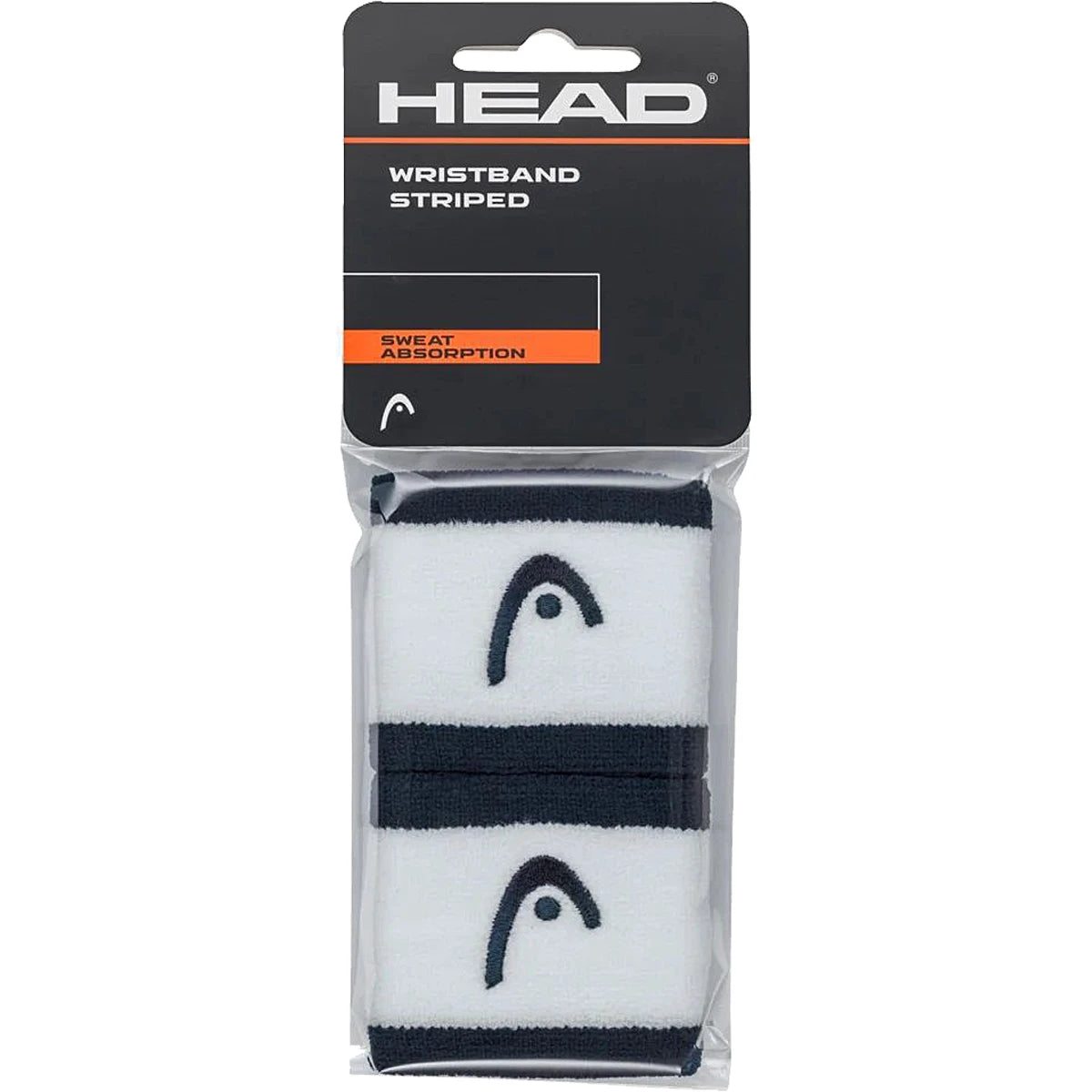 PAIRE DE SERRE POIGNETS HEAD SIMPLE 2.5" STRIPED