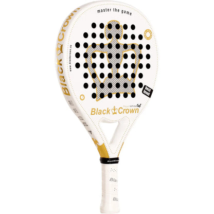 RAQUETTE DE PADEL BLACK CROWN PITON WHITE SOFT