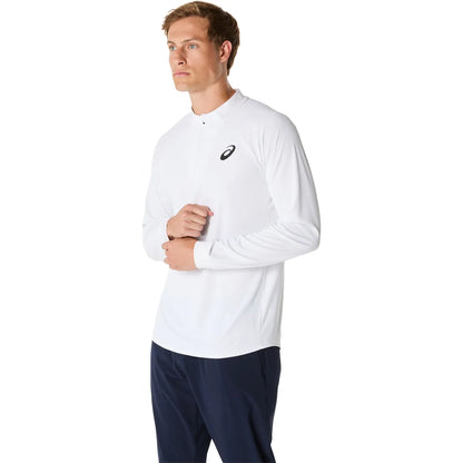 T-SHIRT ASICS COURT MANCHES LONGUES 1/4 ZIP