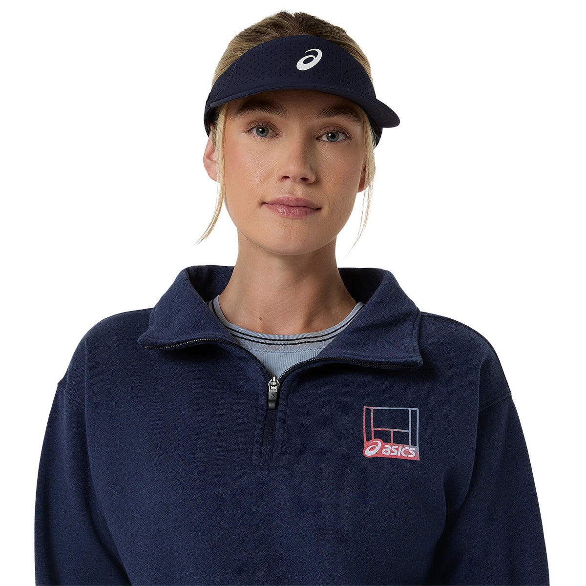 SWEAT ASICS FEMME NAGINO 1/4 ZIP