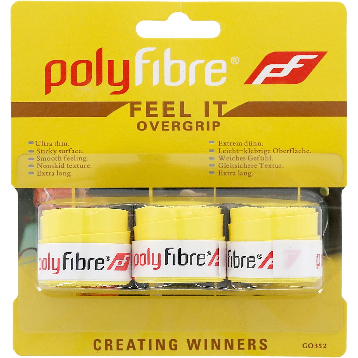 3 SURGRIPS POLYFIBRE FEEL IT