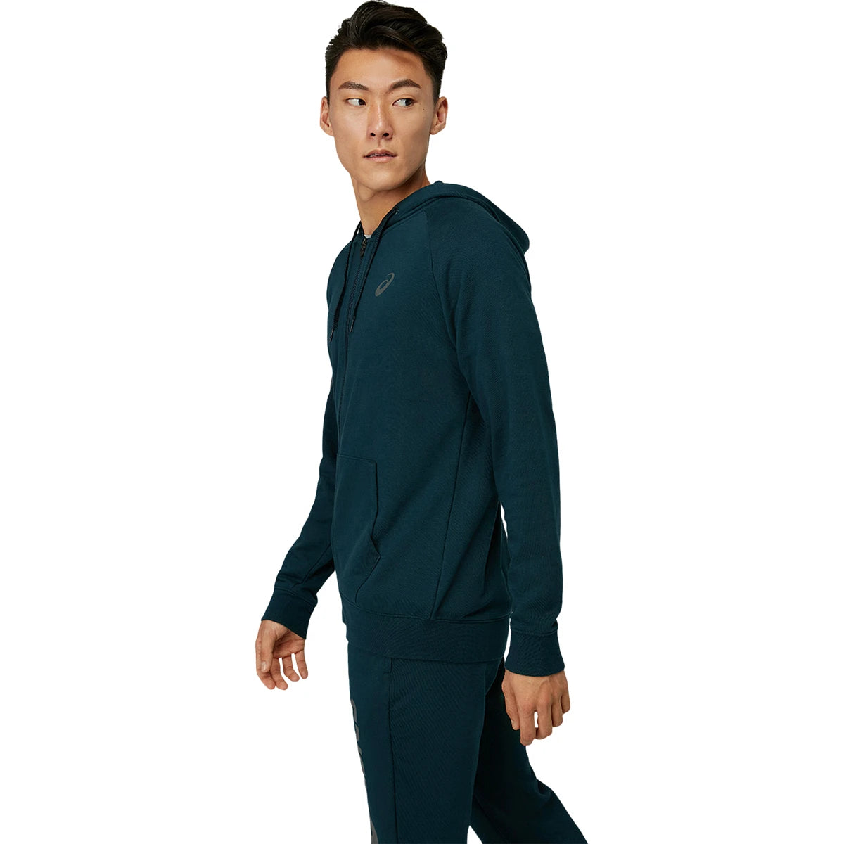 SWEAT ASICS BIG LOGO A CAPUCHE FULL ZIP TRAINING