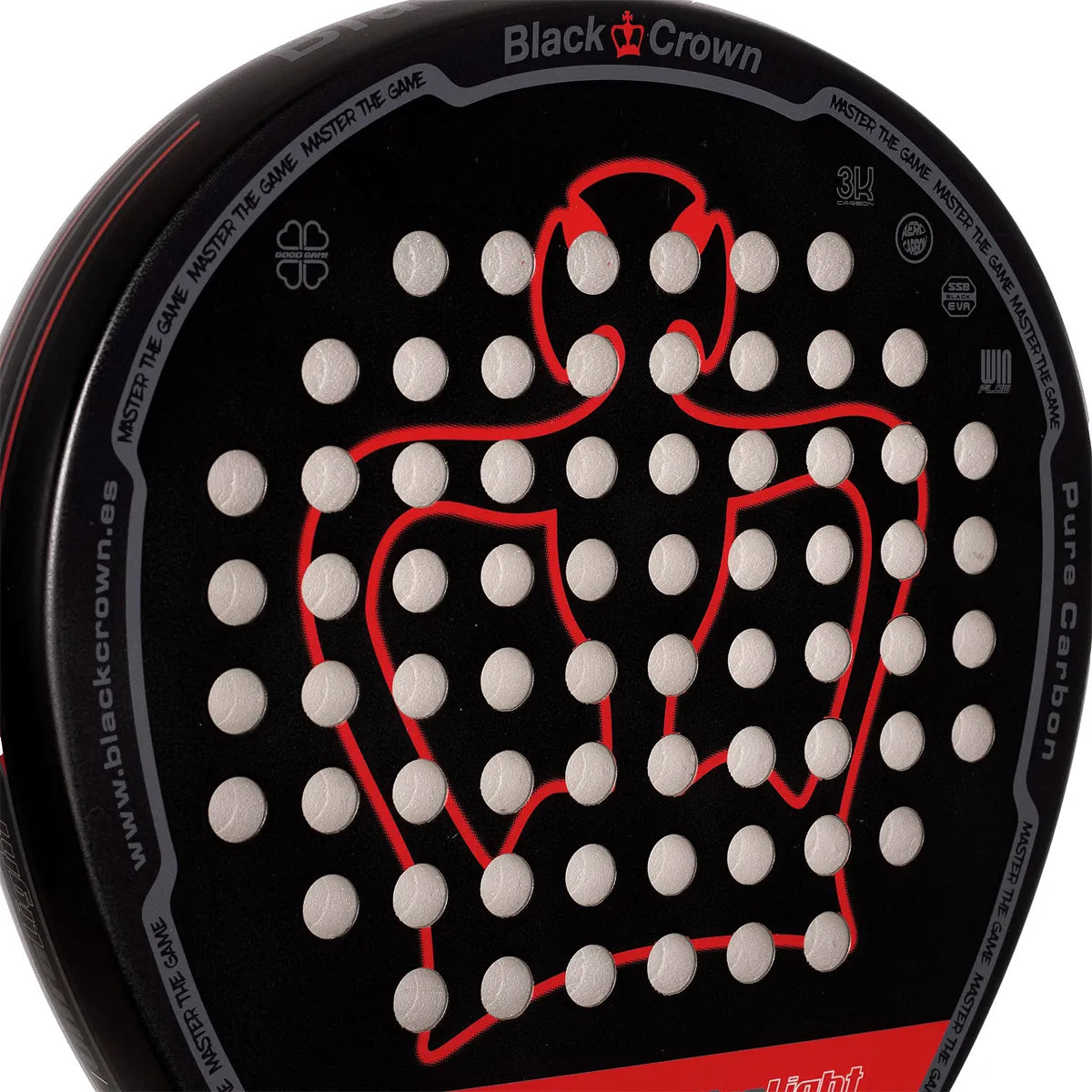RAQUETTE DE PADEL BLACK CROWN WIN ULTRA LIGHT