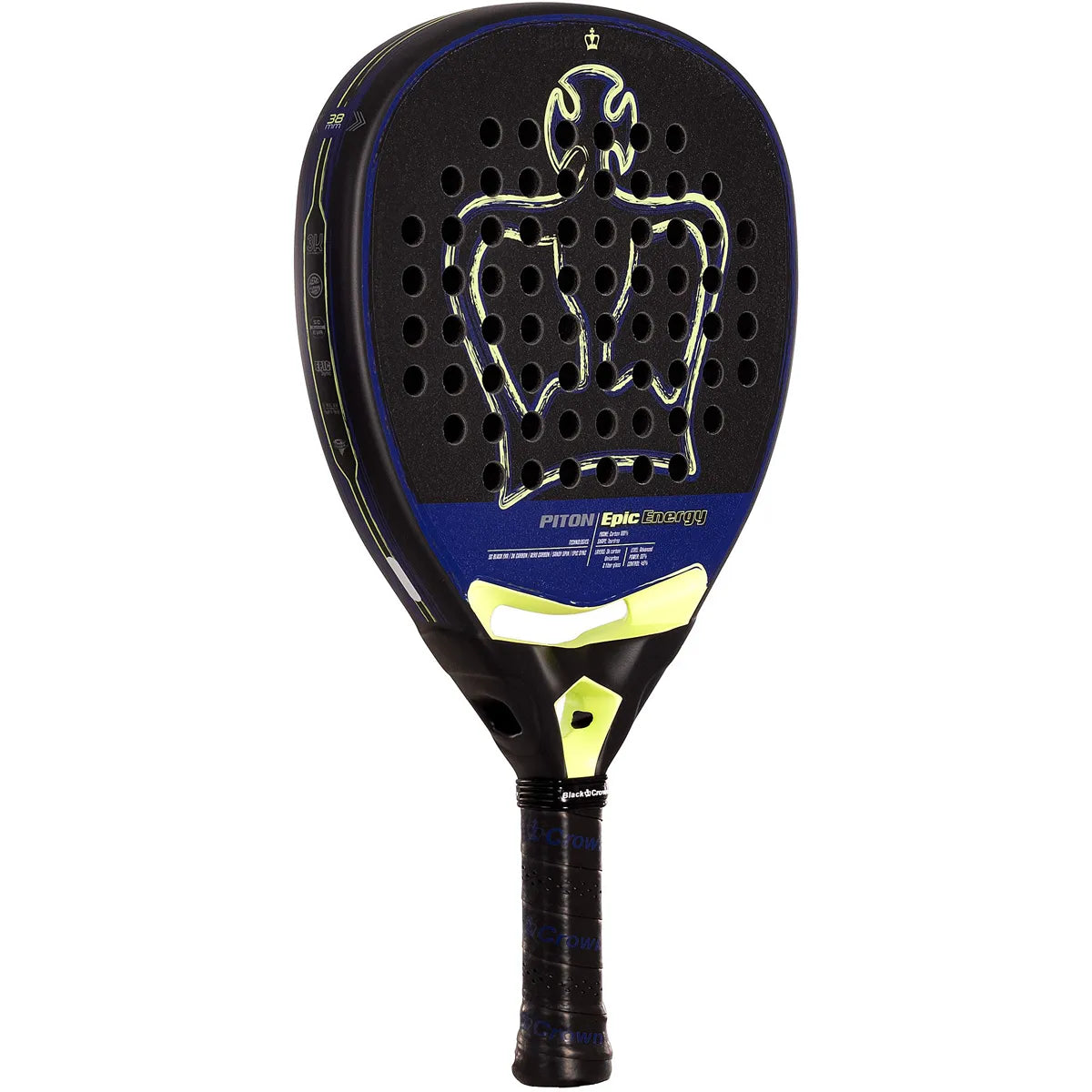 RAQUETTE DE PADEL BLACK CROWN PITON EPIC ENERGY