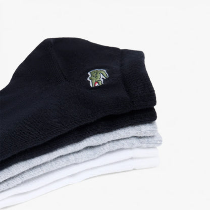 3 Paires de Chaussettes Basses Lacoste Classic