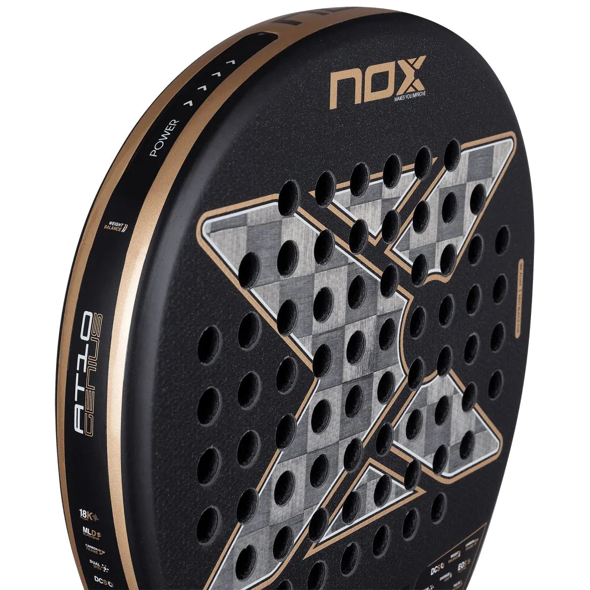 RAQUETTE DE PADEL NOX AT10 GENIUS 18K ALUM BY AGUSTIN TAPIA 2026