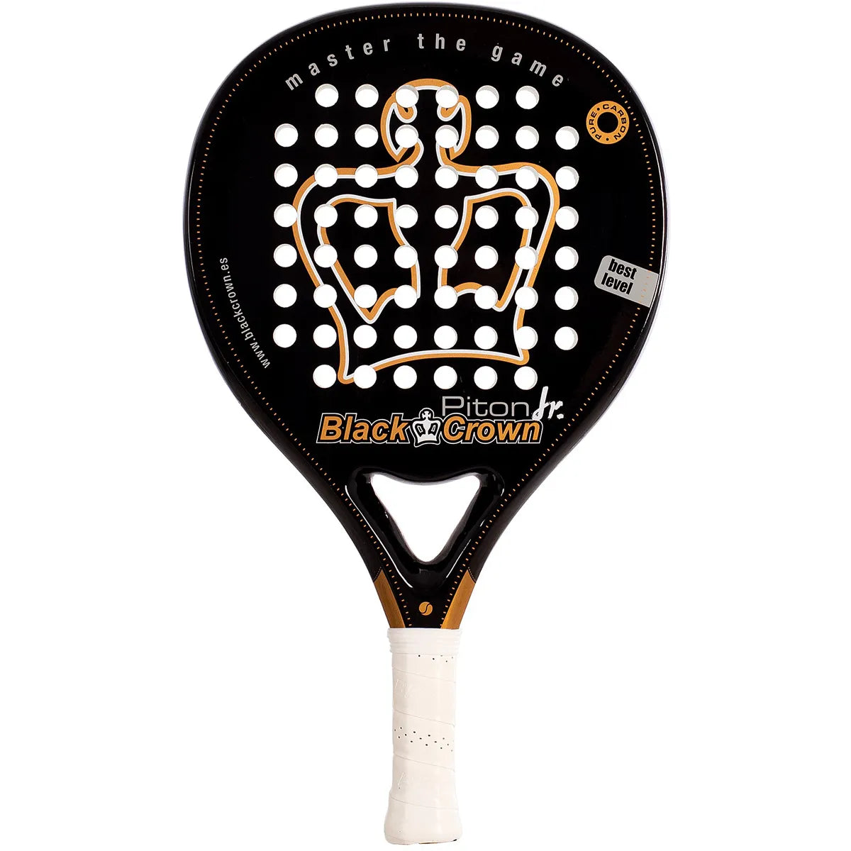RAQUETTE DE PADEL JUNIOR BLACK CROWN PITON