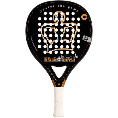 RAQUETTE DE PADEL JUNIOR BLACK CROWN PITON