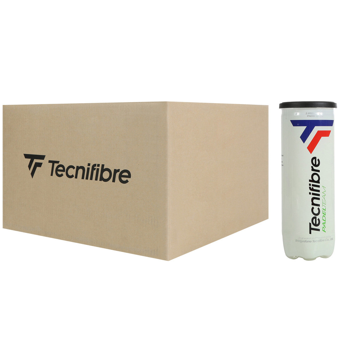 CARTON DE 24 TUBES DE 3 BALLES DE PADEL TECNIFIBRE TEAM
