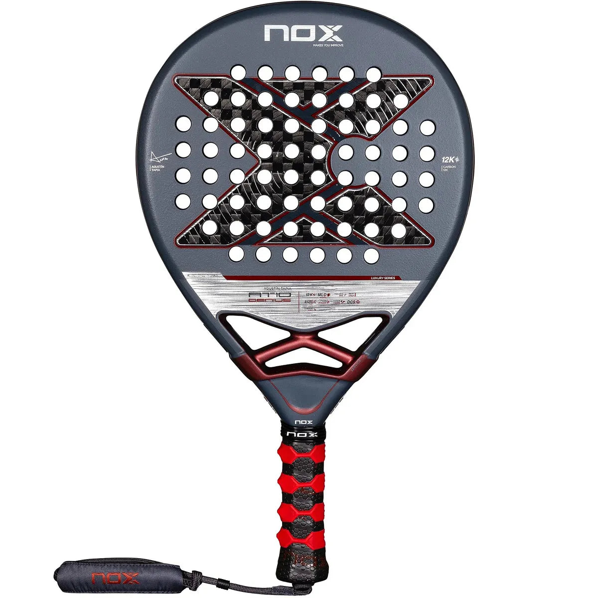 RAQUETTE DE PADEL NOX AT10 GENIUS 12K BY AGUSTIN TAPIA