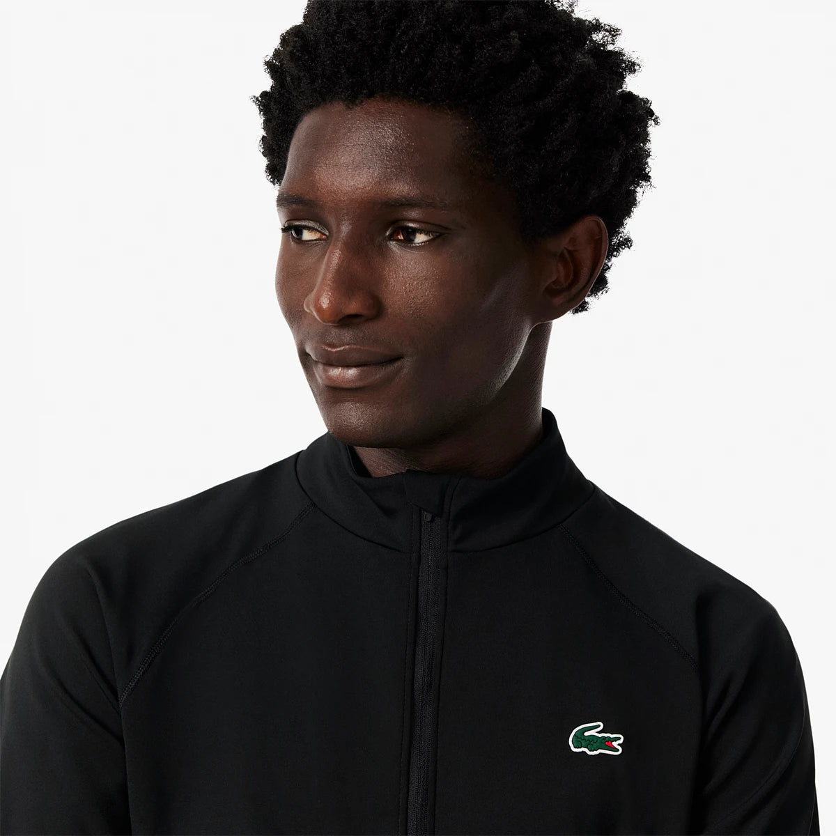 SWEAT LACOSTE ESSENTIALS MANCHES LONGUES FULL ZIP