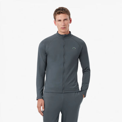 SWEAT LACOSTE ESSENTIALS MANCHES LONGUES FULL ZIP