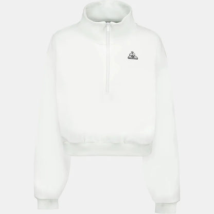 SWEAT LE COQ SPORTIF FEMME HERITAGE 1/2 ZIP